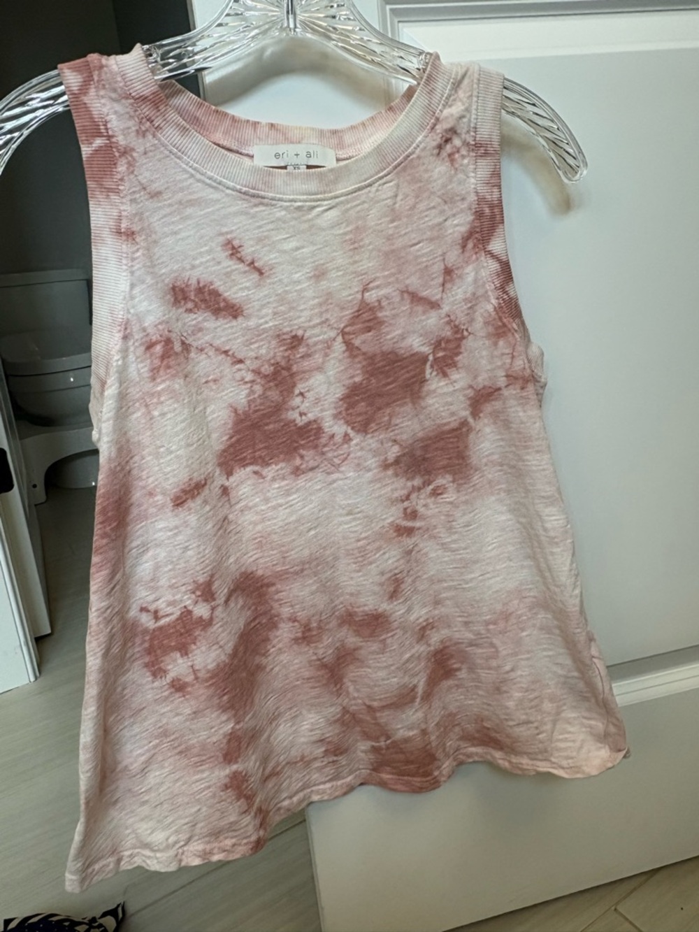 Eri + Ali Pink Tie-Dye Tank Top